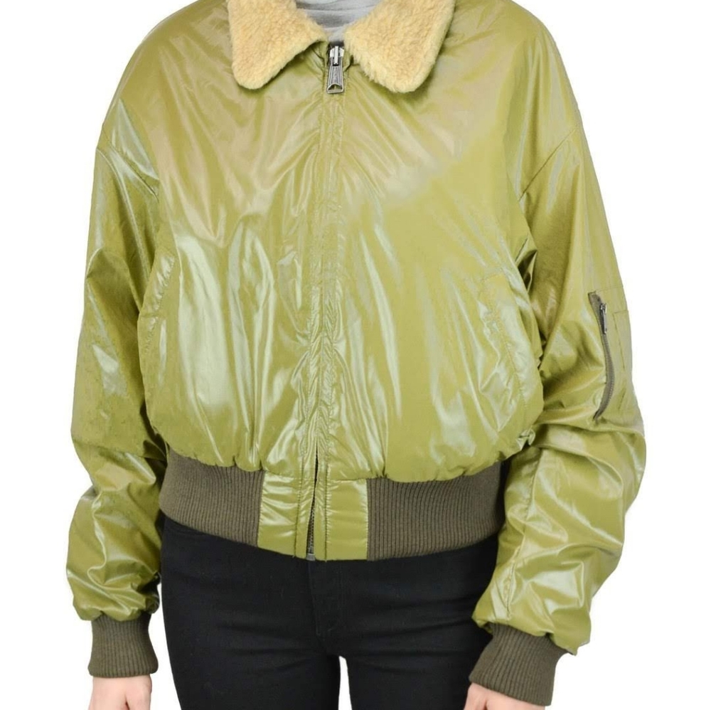 NWT R13 Cropped Garage Flight jacket - Picture 3 of 8
